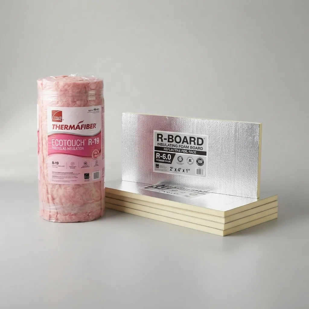Spouwmuurisolatie wordt in de muur ingebracht
