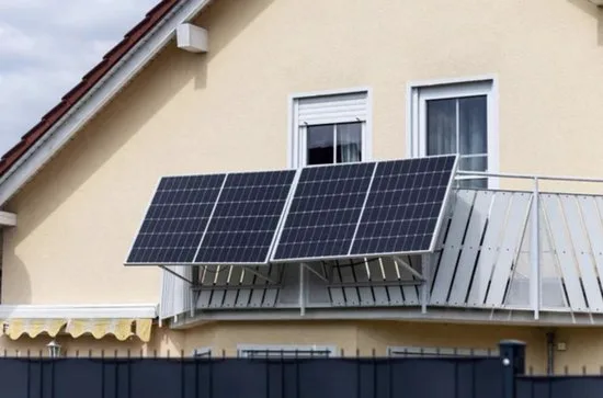 Plug-and-play balkon-zonnepaneelset